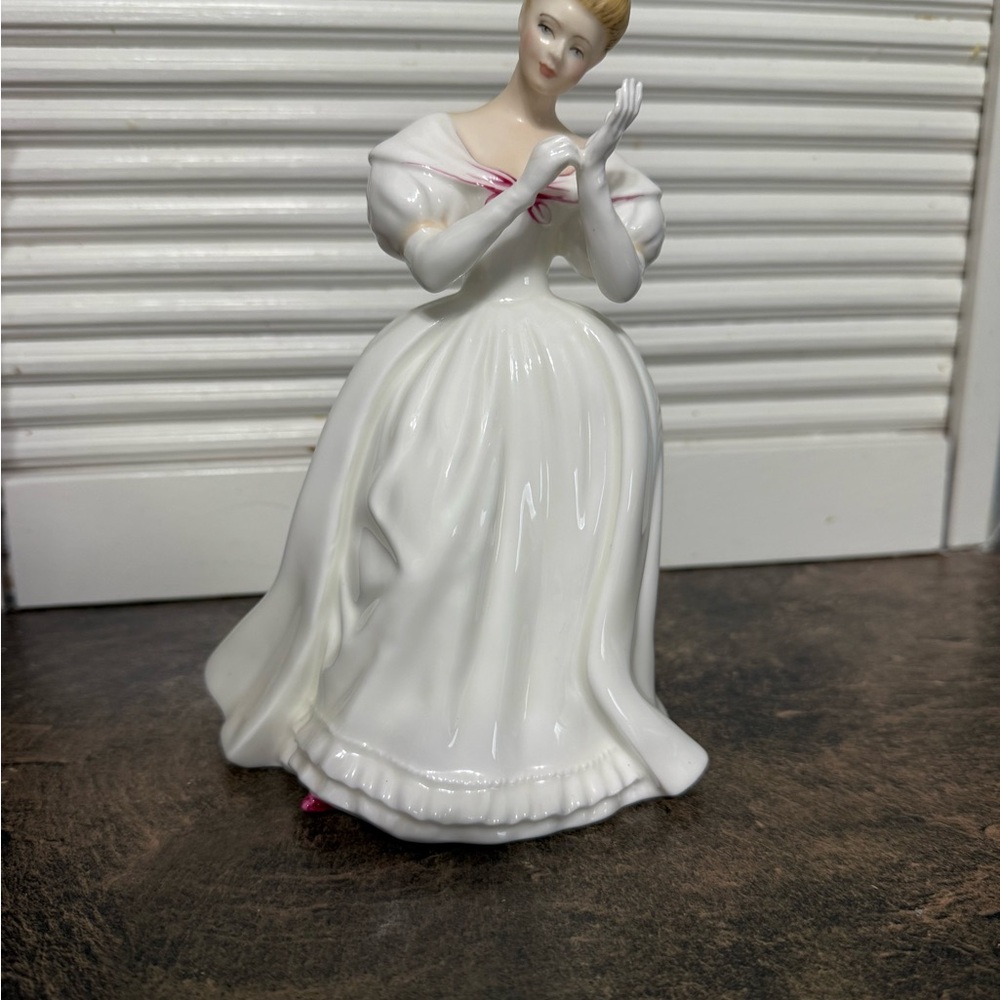 Royal Doulton Denise Figurine with White and Red Accents HN 2477